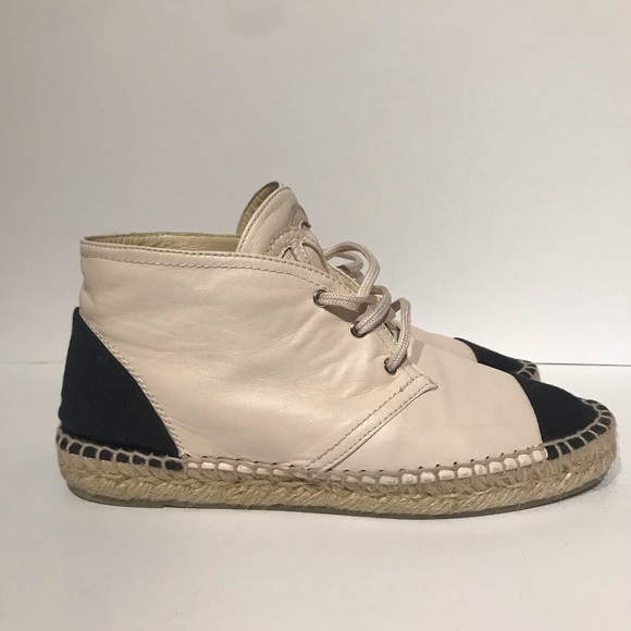 ‼️SOLD on eBay ‼️CHANEL High Top Espadrilles 38 - Picture 3 of 3